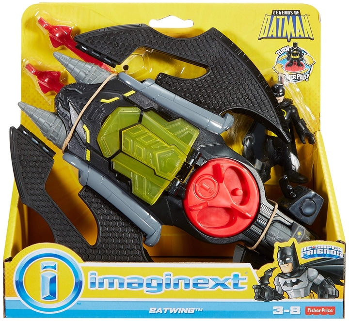 Fisher-Price Imaginext DC Super Friends Legends of Batman, Batwing Figures, Multi Color