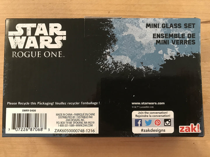 Star Wars Rogue One Mini Glass Set