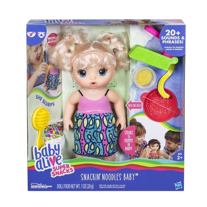 Baby Alive Super Snacks Snackin' Noodles Baby