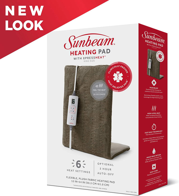 Sunbeam Xpress Heat King Size Heating Pad