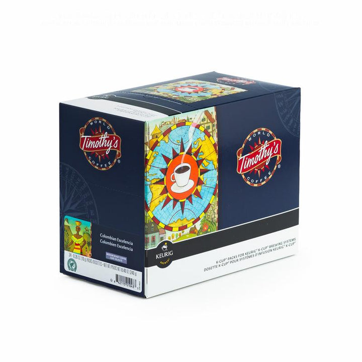 Timothy's 261751Colombian excelencia Medium Roast Coffee 80 k-Cups