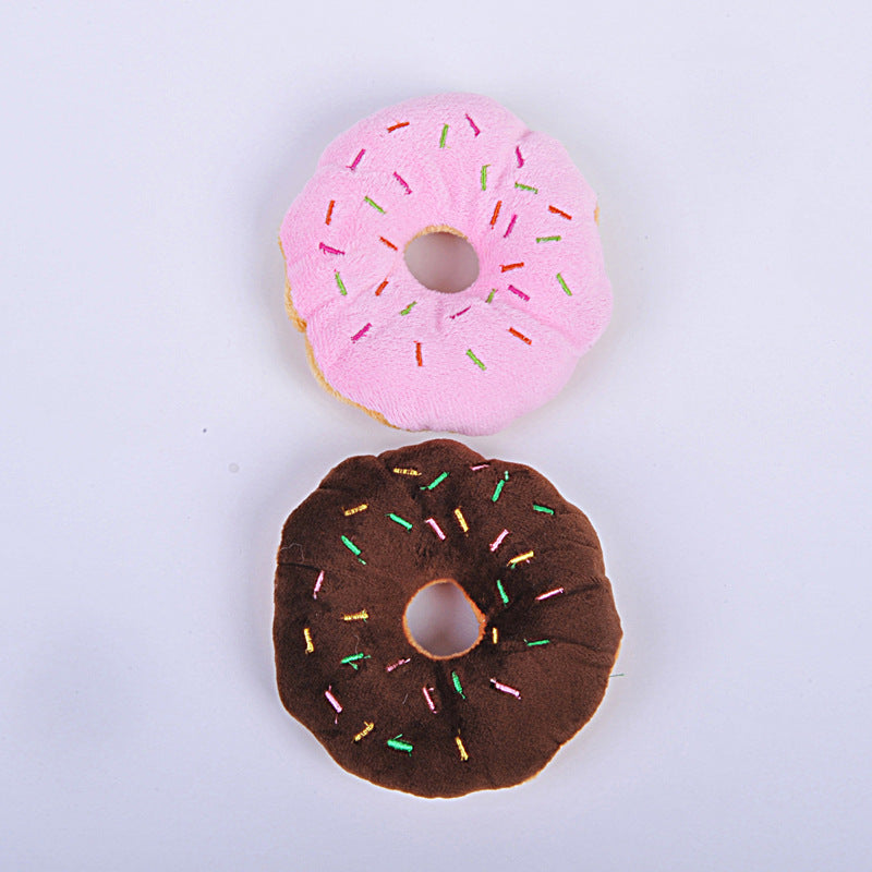 Pet Chew Cotton Donut Play Toys